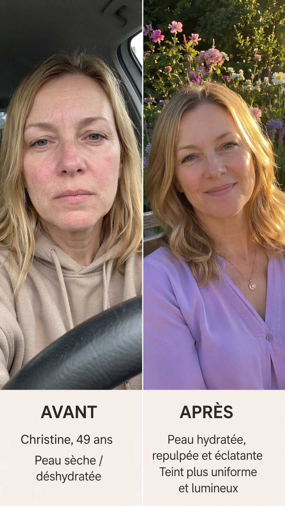 Avant/Après Christine G.