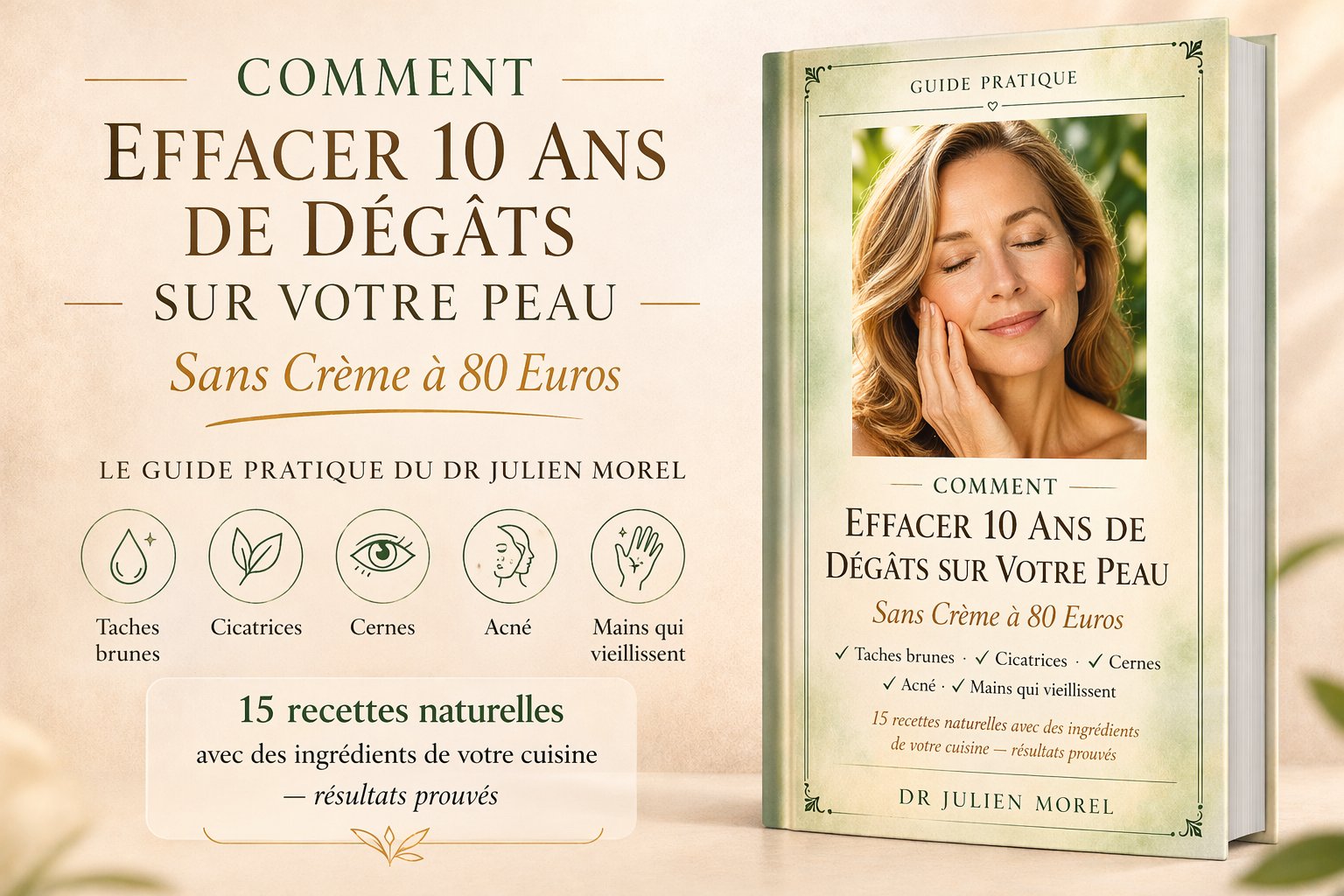 Comment Effacer 10 Ans de Dégâts sur Votre Peau — Sans Crème à 80 Euros